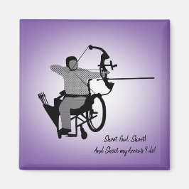 Íman Imagem do Arqueiro Muçulmano da Garota Curvada