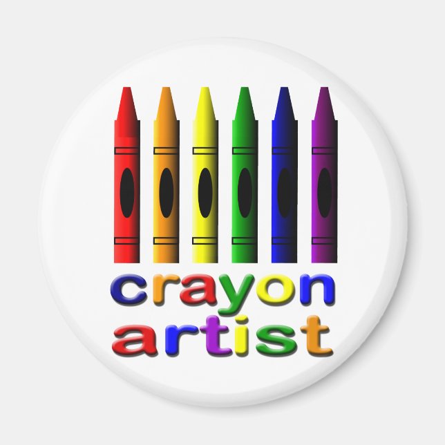Íman Imagem do Artista Crayon (Frente)