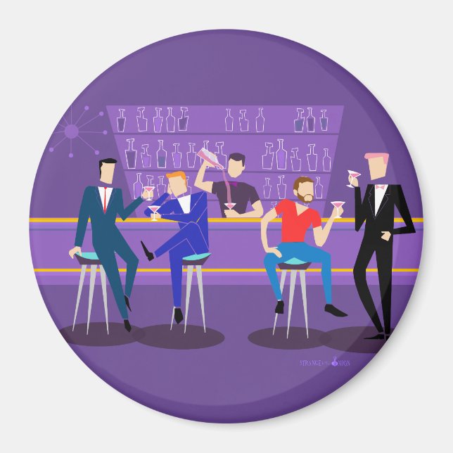 Íman Imagem do Bar retroGay (Frente)