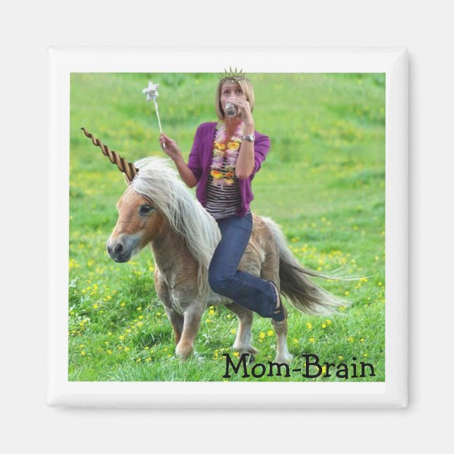 Íman Imagem do Bebendo Unicorn (Frente)