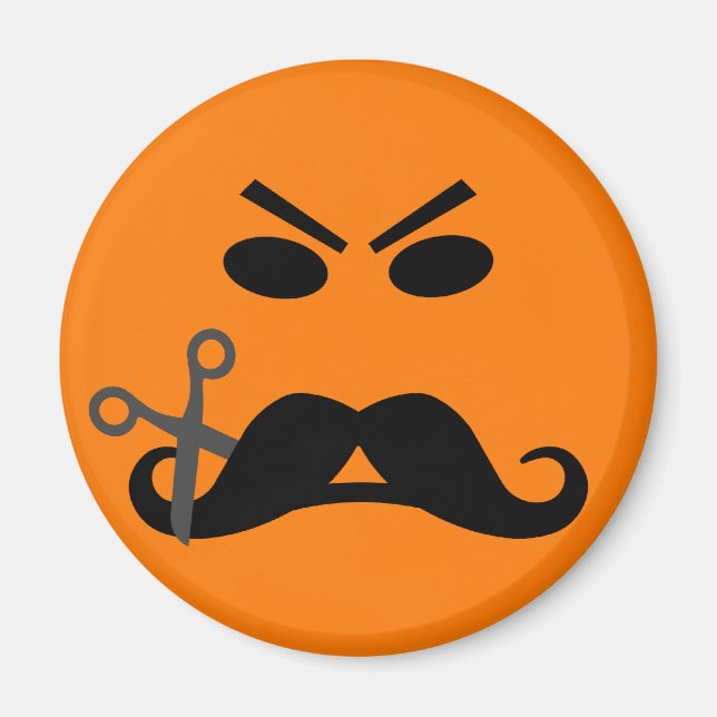 Íman Imagem do bigode irado (Frente)