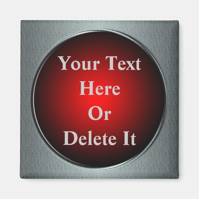 Íman Imagem do Botão de Pânico (Frente)