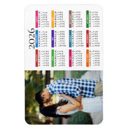 Íman Imagem do Calendário de Fotografias Personalizada 