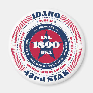 Íman Imagem do Círculo Idaho