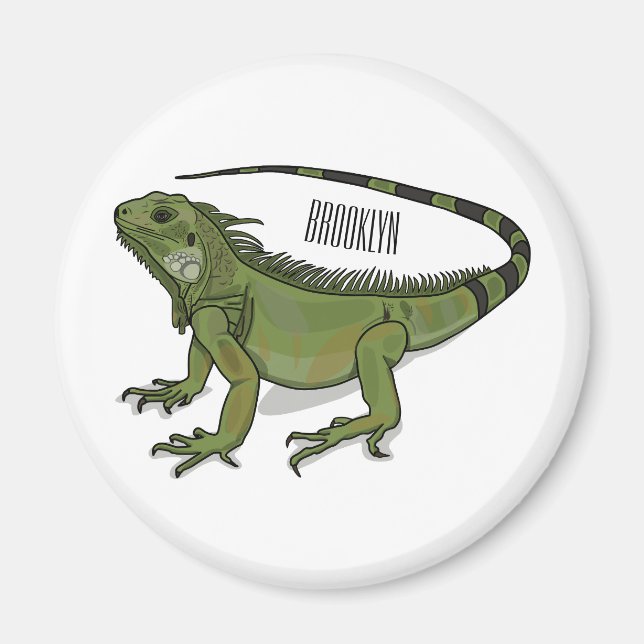 Íman Imagem do desenho de Iguana (Frente)