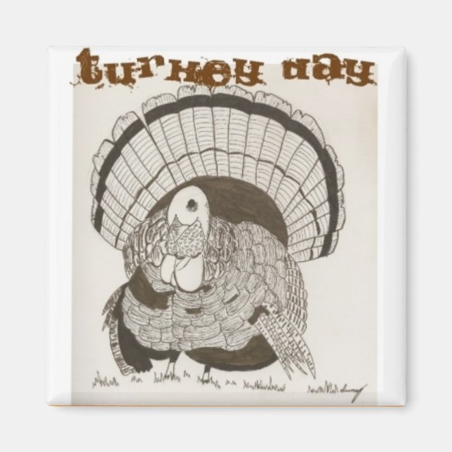 Íman Imagem do Dia da Turquia (Frente)