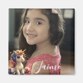 Íman Imagem do Dia do Namorados de Foto do Unicorn