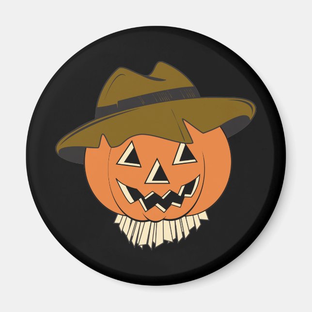 Íman Imagem do Espantalho Vintage (Frente)