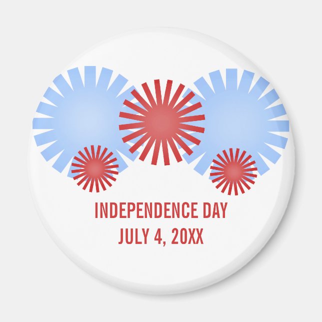 Íman Imagem do Fireworks Retro (Frente)