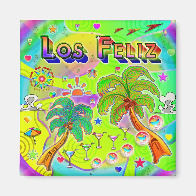 Íman Imagem do Foco da Mente Los Feliz (Frente)