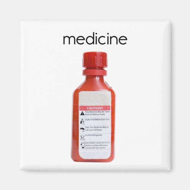 Íman Imagem do Frigorífico Medicina (Frente)