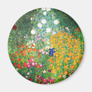 Íman Imagem do Jardim Flor Gustav Klimt