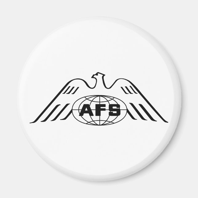 Íman Imagem do logotipo AFS 1969 (Frente)