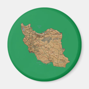 Íman Imagem do Mapa do Irã