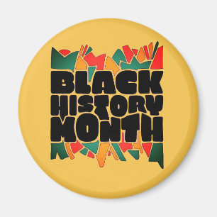 Íman Imagem do Mês de História Negra Colorida Bits