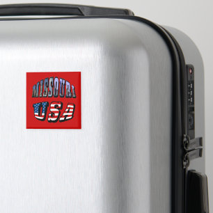 Íman Imagem do Missouri e texto dos EUA