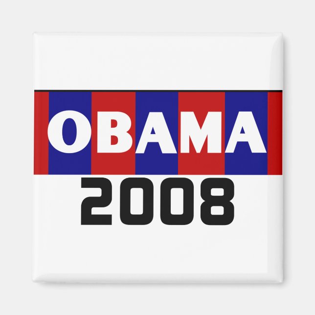 Íman Imagem do OBAMA 2008 (Frente)