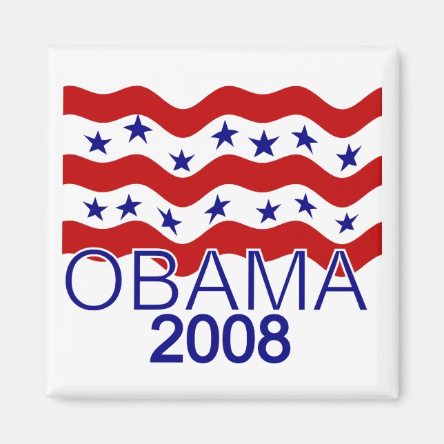 Íman Imagem do OBAMA 2008 (Frente)