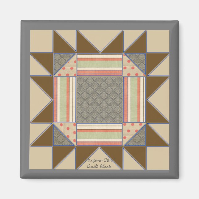 Íman Imagem do padrão de inclinação "Arizona Star" (Frente)