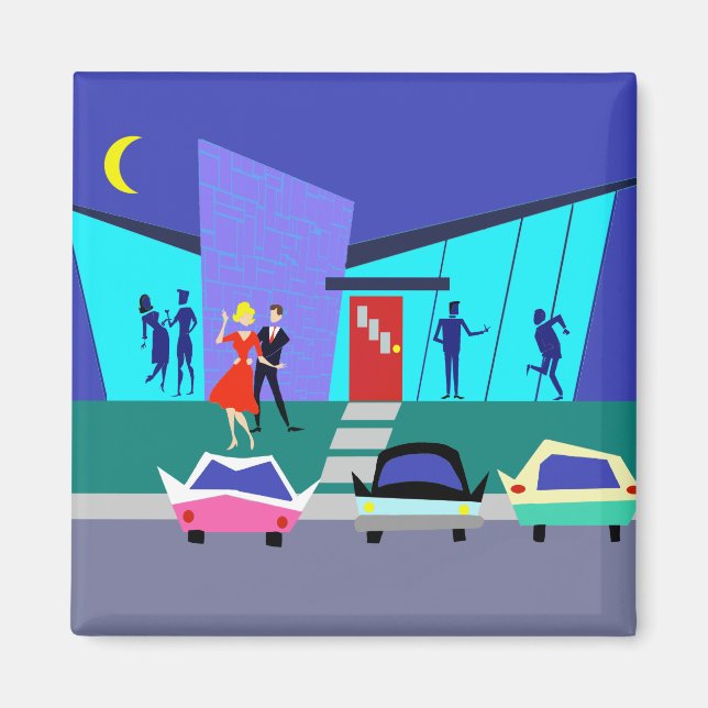 Íman Imagem do Partido da Casa Aberta Retroativa (Frente)