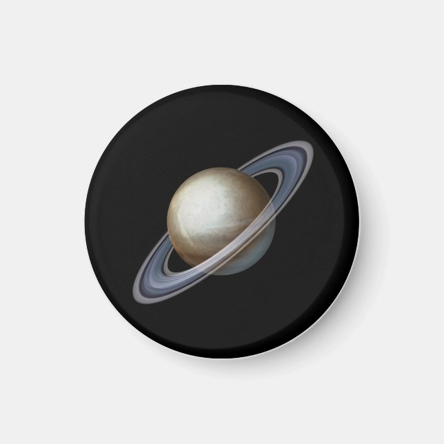 Íman Imagem do Planeta Saturno | 1,25" | Astrologia (Frente)