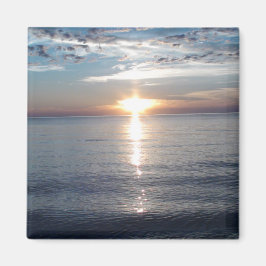 Íman Imagem do pôr do sol no ímã de geladeira