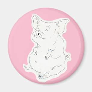 Íman Imagem do Porker Fat Pig