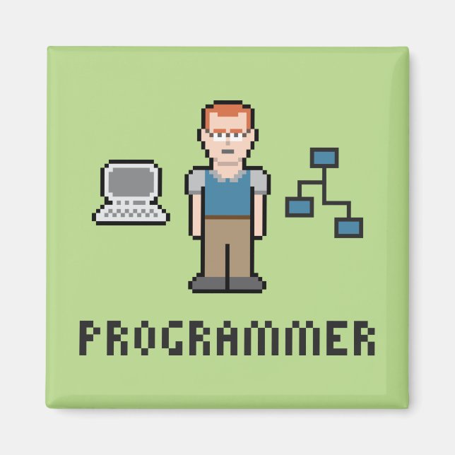 Íman Imagem do Programador de Pixel (Frente)