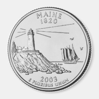 Íman Imagem do Quarto Estado do Maine em 2003
