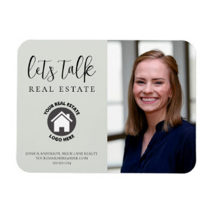 Íman Imagem do Real Estate de Informações de Contato Pr