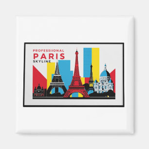 Íman Imagem do Skyline 2 Paris