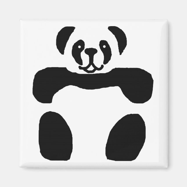 Íman Imagem do urso Panda (Frente)