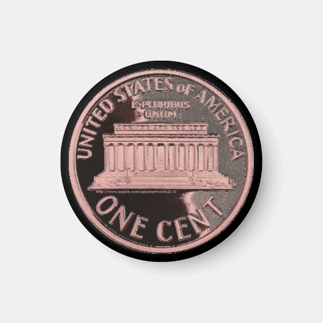 Íman Imagem do USA Penny pela Splashartworks2x (Frente)