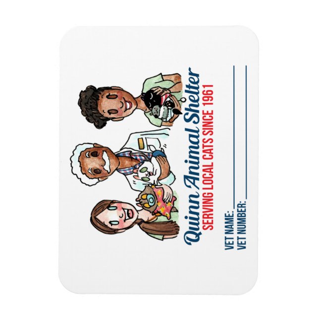 Íman Imagem do veículo de abrigo do Quinn (Vertical)