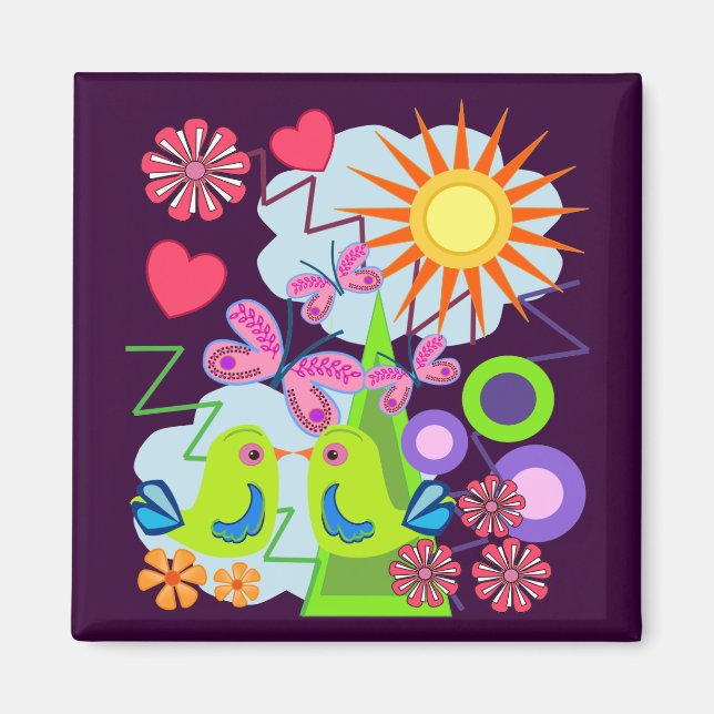 Íman Imagem do verão de amor (Frente)