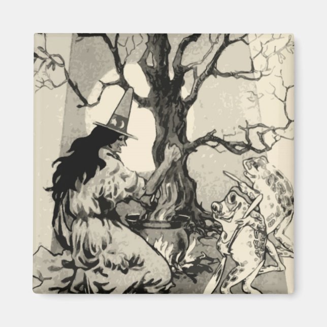 Íman Imagem do Vintage Halloween (Frente)