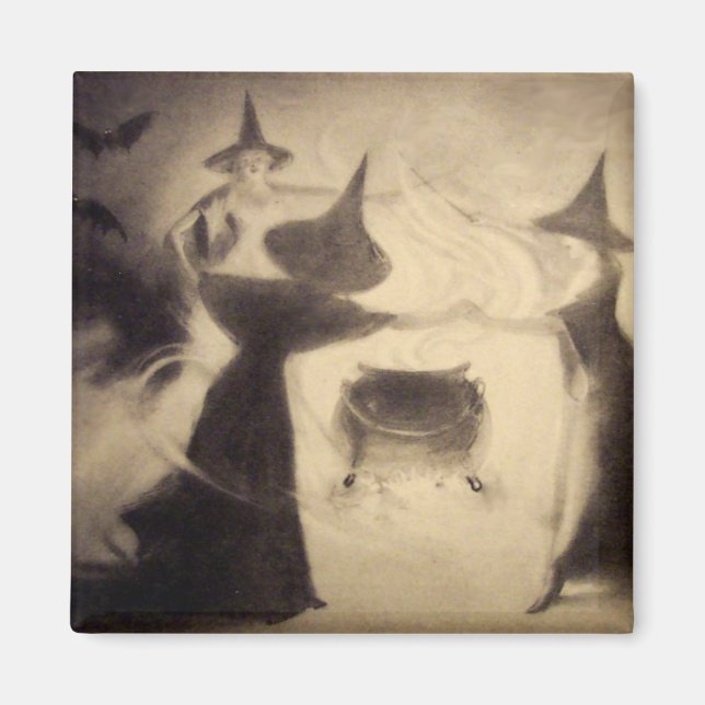 Íman Imagem do Vintage Halloween (Frente)