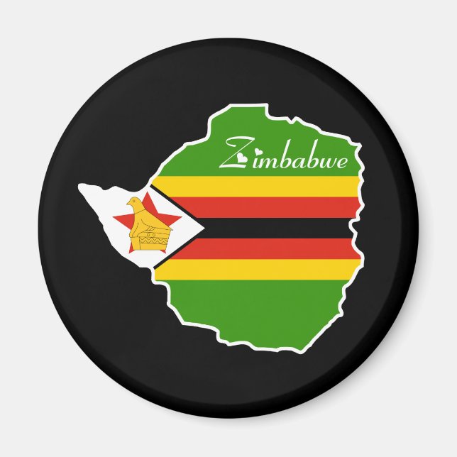 Íman Imagem do Zimbabué (Frente)