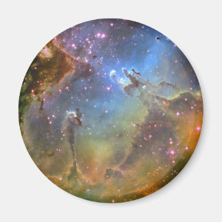 Íman Imagem em campo alargado da Nebulosa da Águia