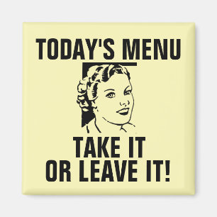 Íman Imagem Engraçada Da Oradora, O MENU DE HOJE