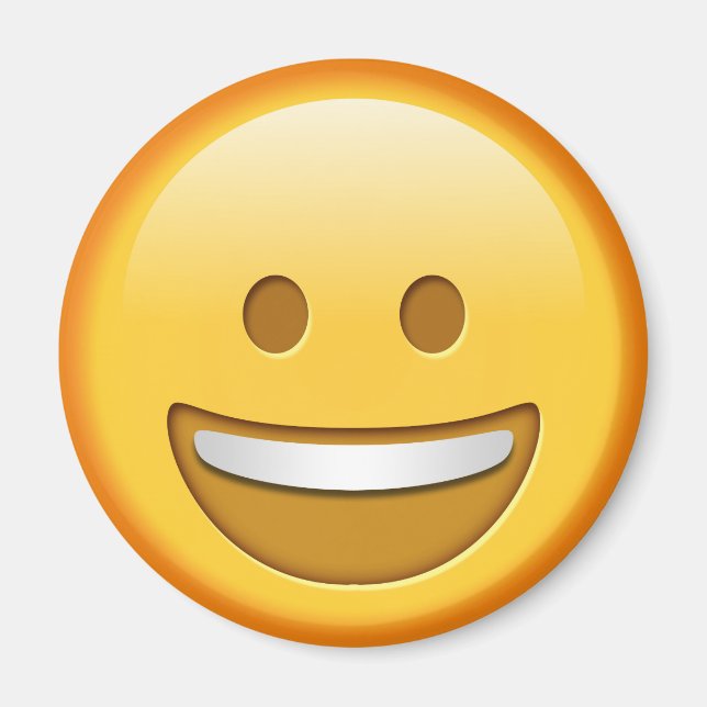 Íman Imagem engraçada e redonda (Frente)