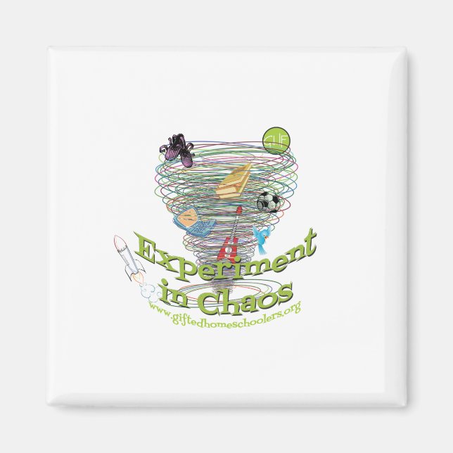 Íman Imagem "Experiência no Caos" (Frente)