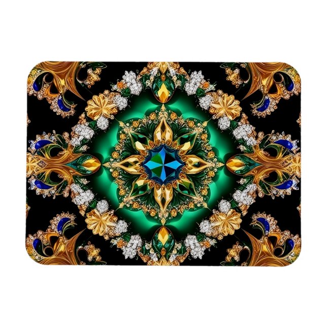 Íman Imagem flexível com cores brasileiras (Horizontal)