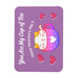 Íman Imagem flexível com uma xícara de dentro de gato