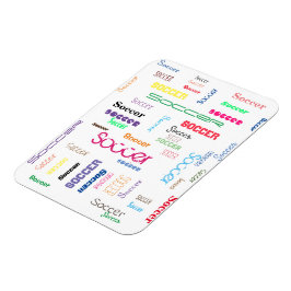 Íman Imagem Flexível de Fotografia do Futebol