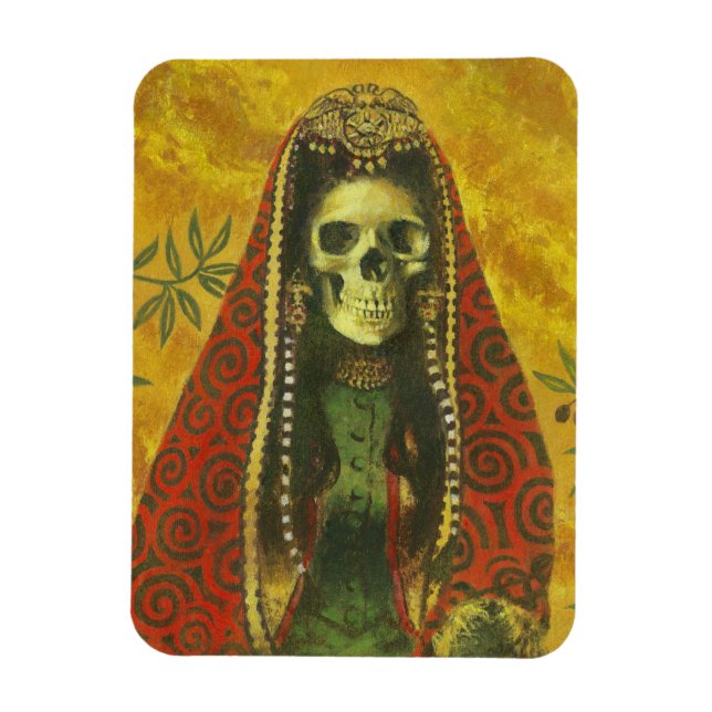 Íman Imagem flexível do esqueleto gótico (Vertical)