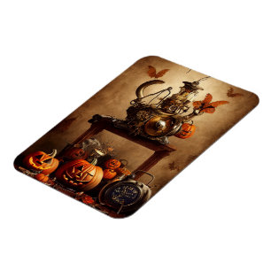 Íman Imagem Flexível do Halloween Steampunk