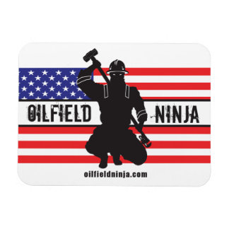 Íman Imagem flexível do Ninja de Lilfield com bandeira 