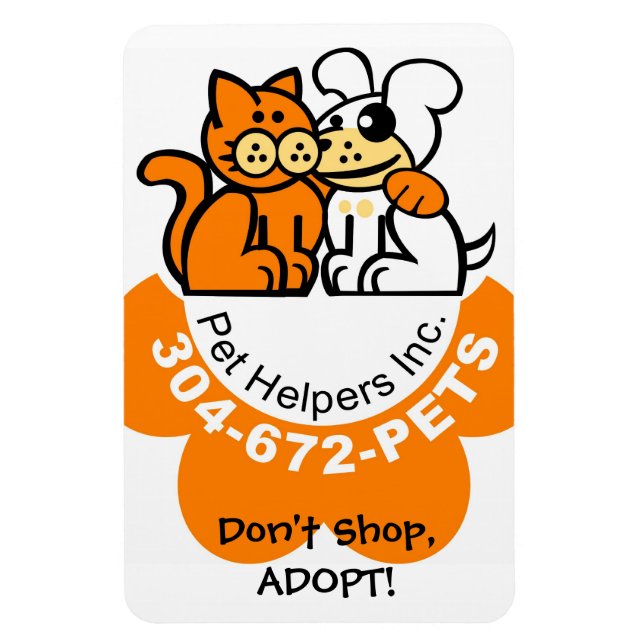 Íman Imagem flexível do Pet Helper (Vertical)