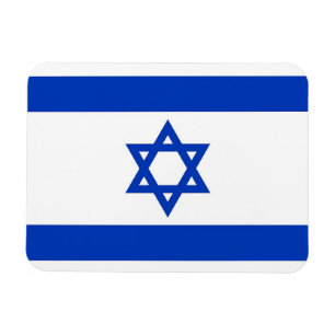 Íman Imagem flexível patriótica com bandeira de Israe